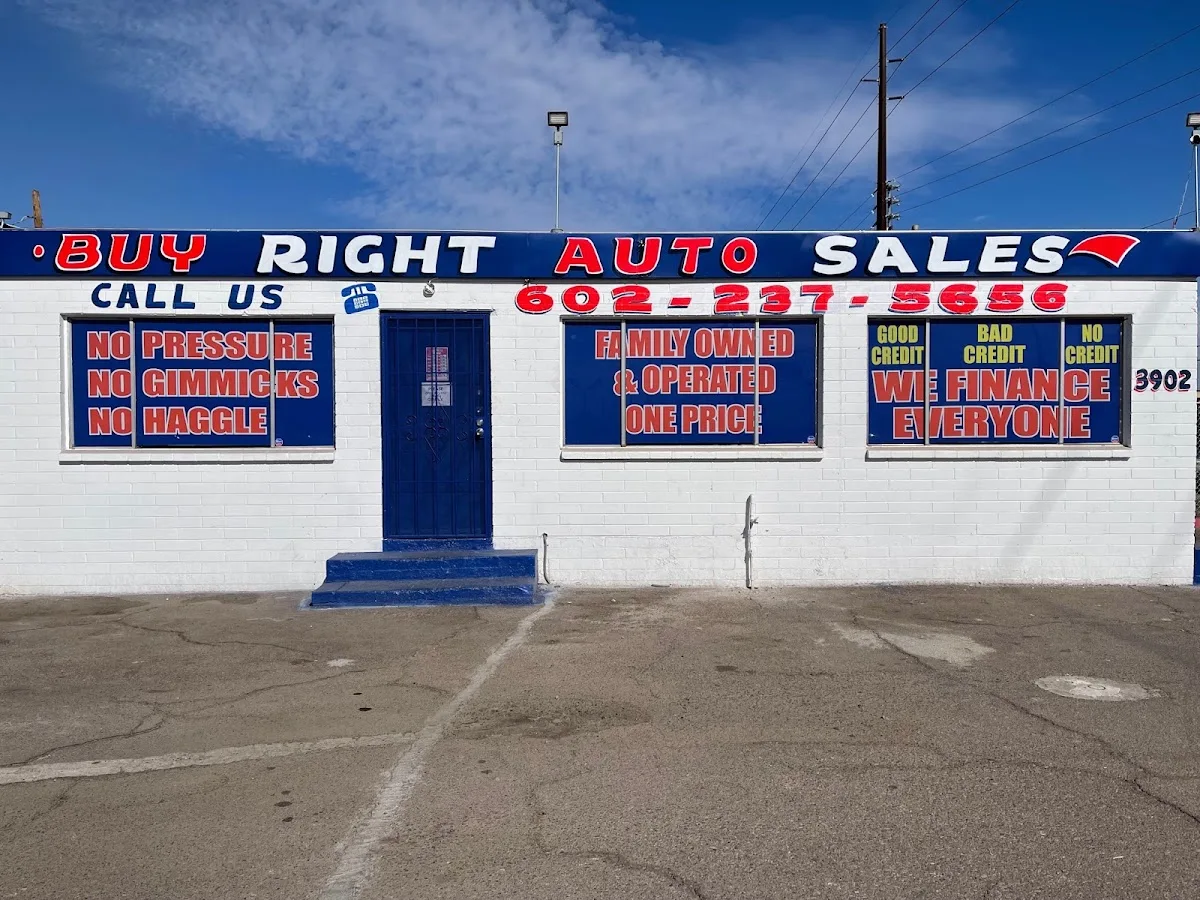 Buy Right Auto Sales 2, buy here pay here car dealer in Phoenix, AZ
