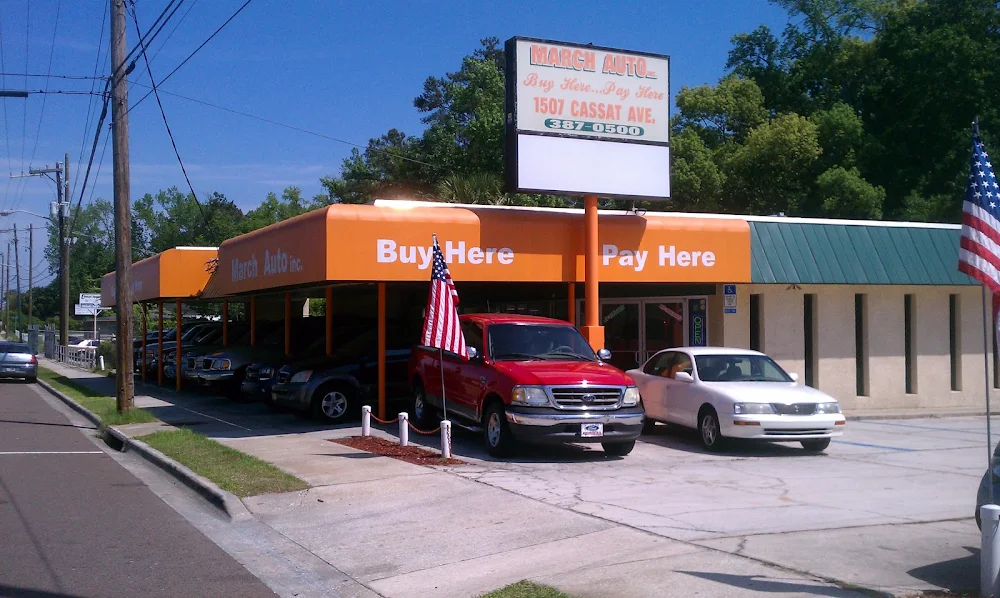 March Auto Sales, buy here pay here car dealer in Jacksonville, FL