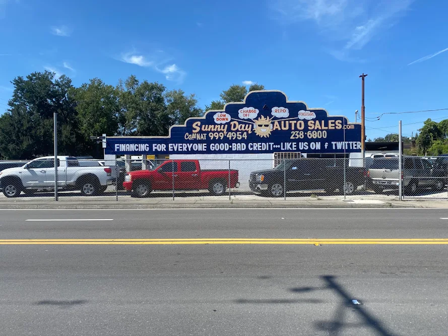Sunny Day Auto Sales and Services, buy here pay here car dealer in Tampa, FL