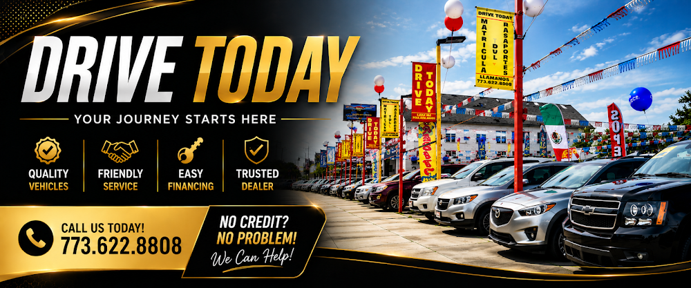 Drive Today, buy here pay here car dealer in Chicago, IL