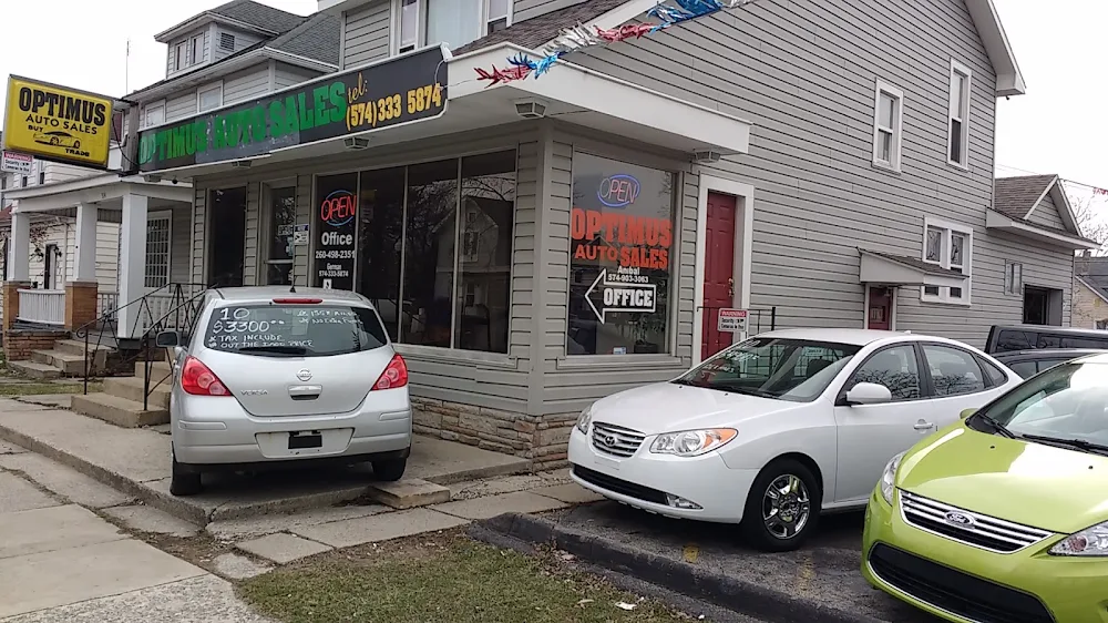 Optimus Auto Sales, buy here pay here car dealer in Fort Wayne, IN