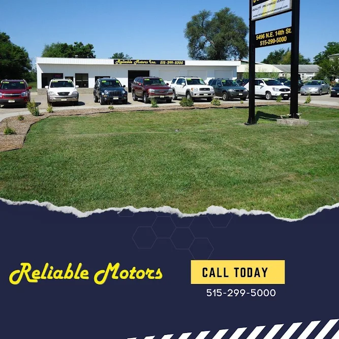 Reliable Motors, buy here pay here car dealer in Des Moines, IA