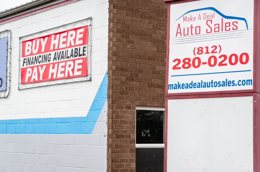 Make A Deal Auto Sales, buy here pay here car dealer in Jeffersonville, IN