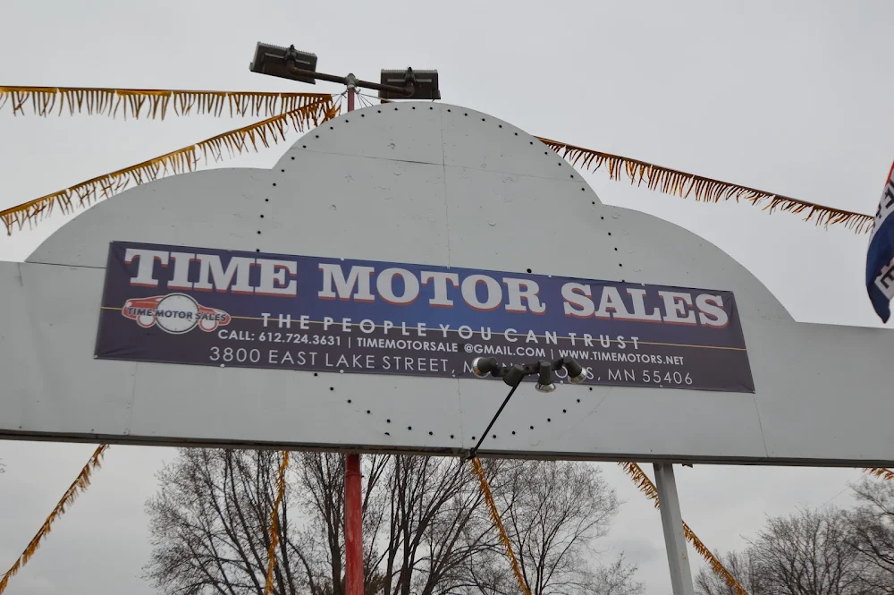 Time Motor Sales Inc., buy here pay here car dealer in Minneapolis, MN