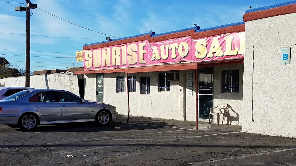 Sunrise Auto Sales, buy here pay here car dealer in Las Vegas, NV