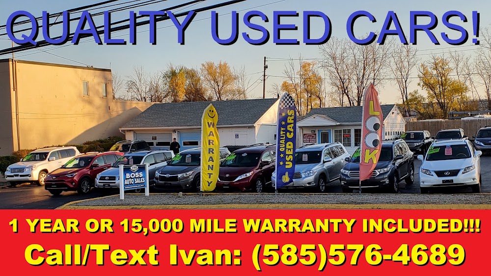 Boss Auto Sales, buy here pay here car dealer in Rochester, NY