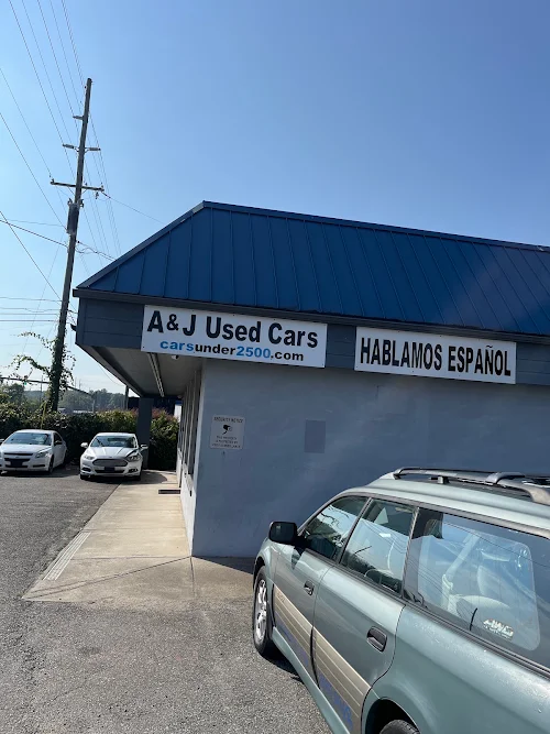 A & J Used Cars, buy here pay here car dealer in Concord, NC