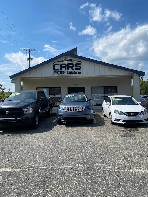 Cars For Less, buy here pay here car dealer in Fayetteville, NC