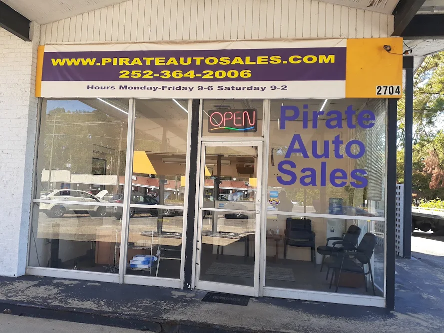 Pirate Auto Sales, buy here pay here car dealer in Greenville, NC