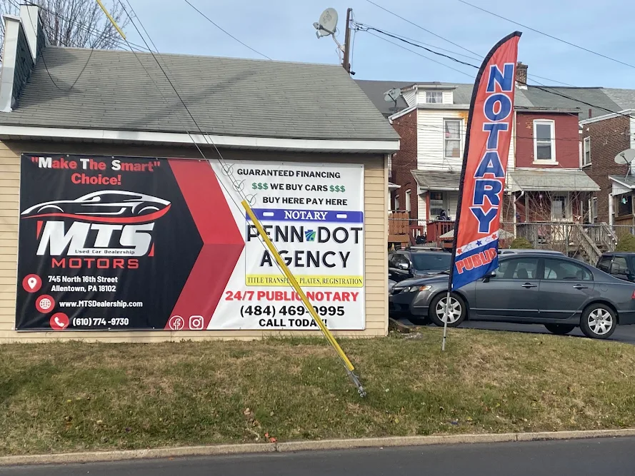 MTS Motors, buy here pay here car dealer in Allentown, PA