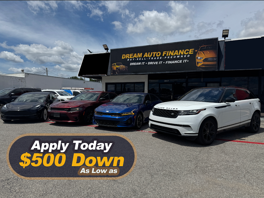 Dream Auto Finance, buy here pay here car dealer in Garland, TX