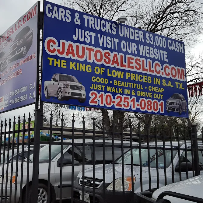 CJAUTOSALES LLC, buy here pay here car dealer in San Antonio, TX