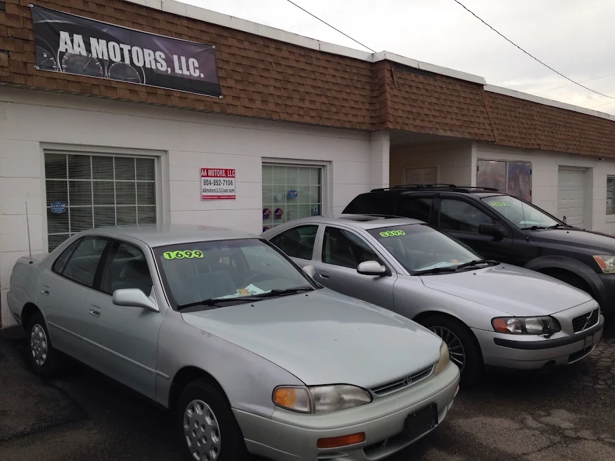 AA Motors, buy here pay here car dealer in Richmond, VA