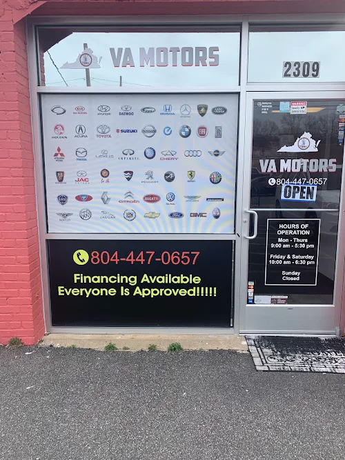 VA Motors, buy here pay here car dealer in Richmond, VA